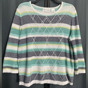 Women’s Alfred Dunner 3/4 Sleeve Sweater